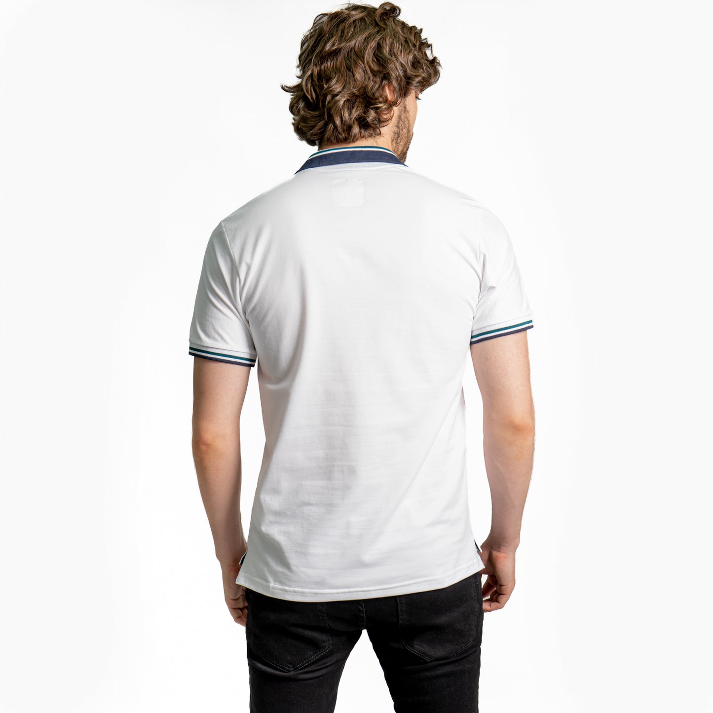 Camiseta Polo Tejidos En Contraste Ref: KH8002